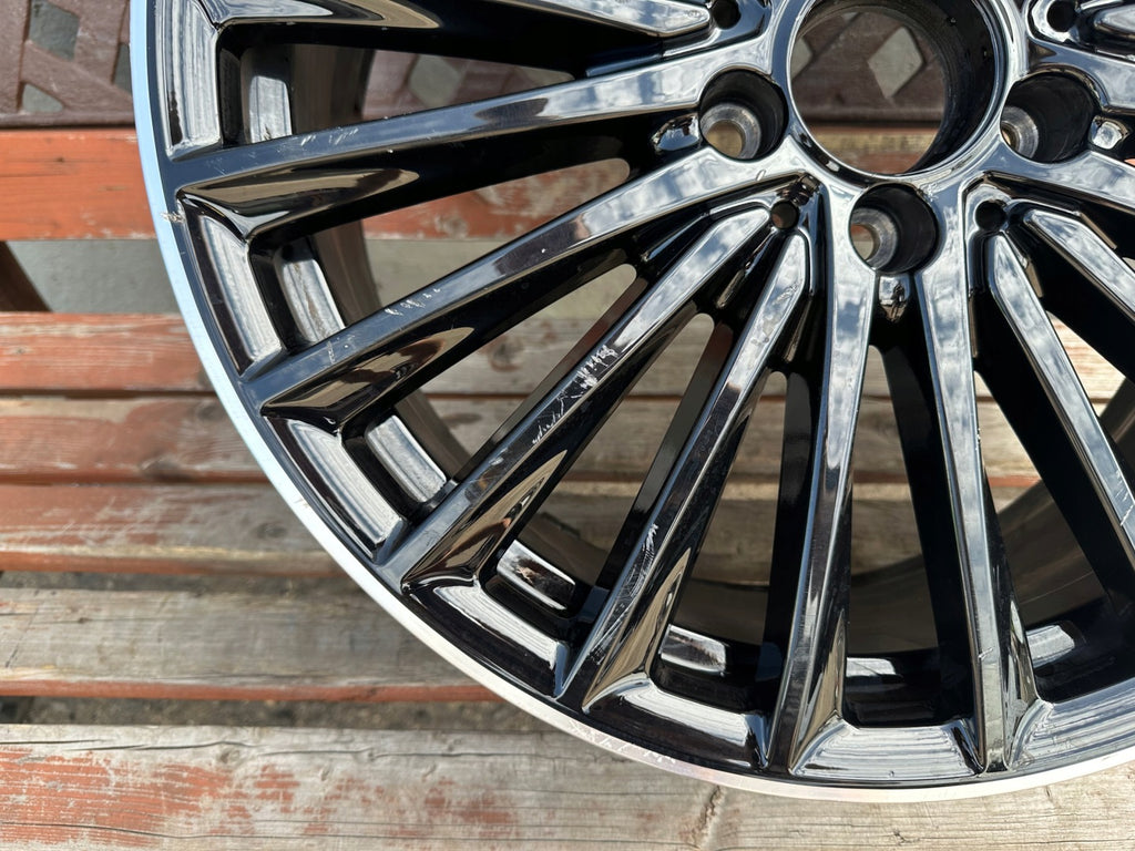 1x Alufelge 19 Zoll 7.5" 5x112 49ET Glanz Schwarz A1774014200 Mercedes-Benz W177 FEL4546580662ks