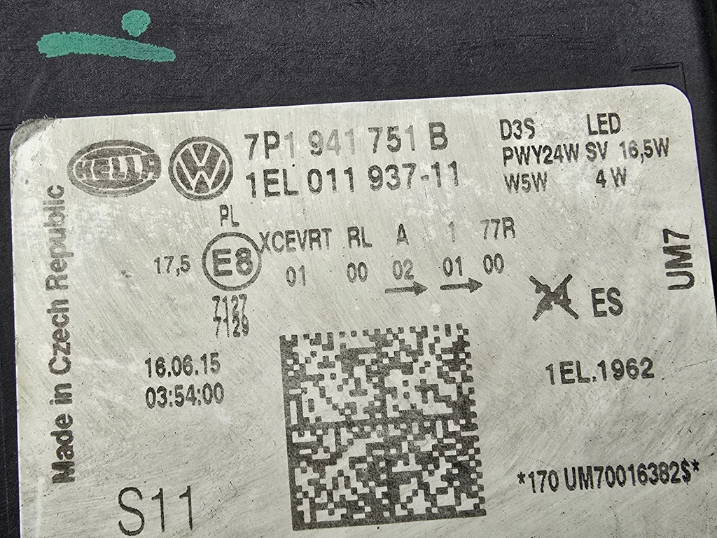 Frontscheinwerfer VW Touareg 7P1941751B Bi-Xenon Ein Stück (Rechts oder Links) SCH4721071156ha