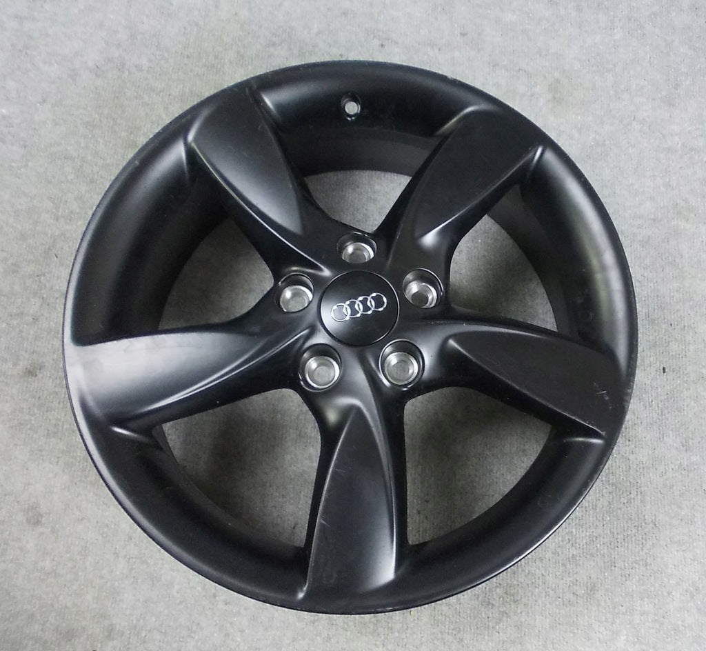 1x Alufelge 17 Zoll 6.0" 5x112 48ET Matt Schwarz 8V0071497 Audi A3 Rim Wheel FEL1833478412zb