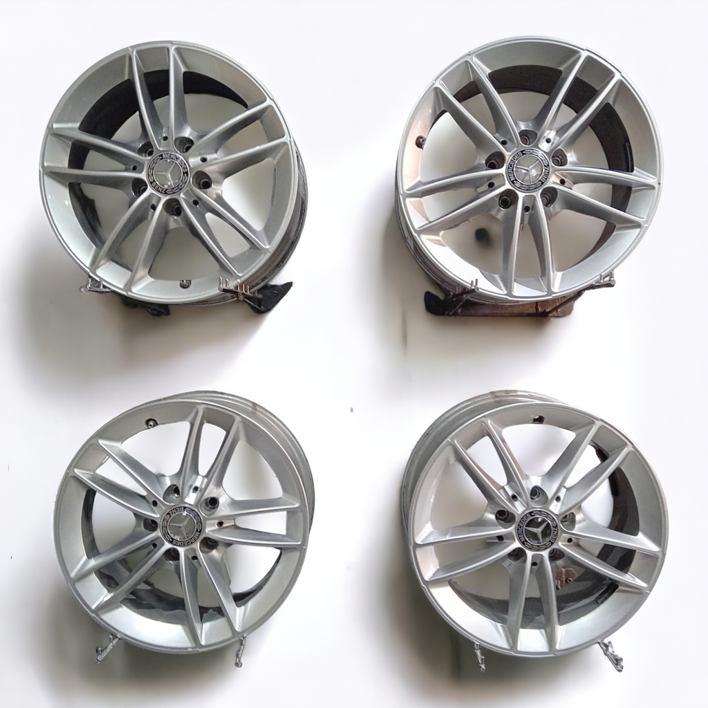 4x Alufelge 16 Zoll 6.5" 5x112 44ET A1774010100 Mercedes-Benz W176 Rim Wheel