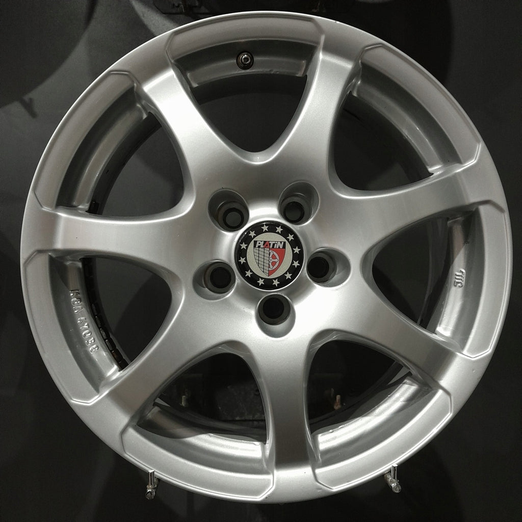 4x Alufelge 16 Zoll 6.0" 5x100 38ET Glanz Silber KBA47038 Skoda Kamiq Rim Wheel FEL1360142377ou