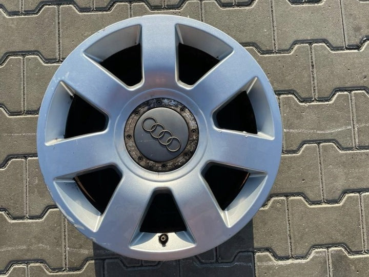 1x Alufelge 17 Zoll 8.0" 5x112 43ET Glanz Silber 4E0601025S Audi A8 Rim Wheel FEL5108423807or