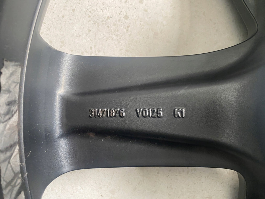 1x Alufelge 19 Zoll 8.5" 5x108 47ET Matt Schwarz 31471876 Volvo S90 V90 FEL7139581405sj