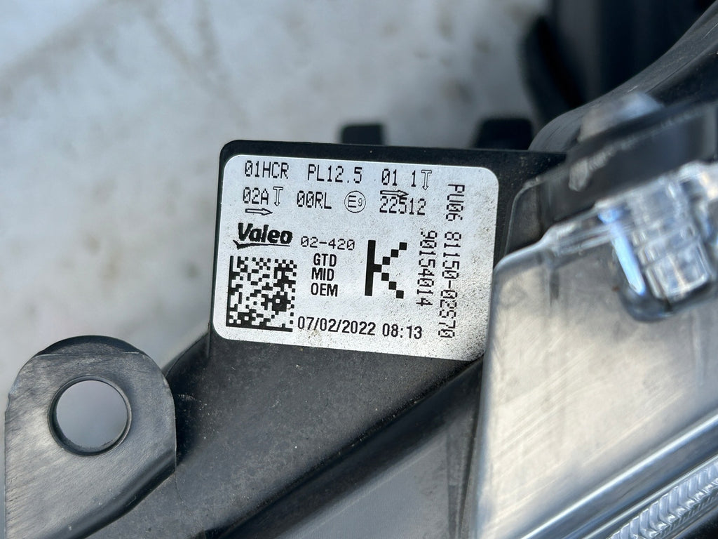 Frontscheinwerfer Toyota Corolla 81150-02S70 LED Ein Stück (Rechts oder Links)