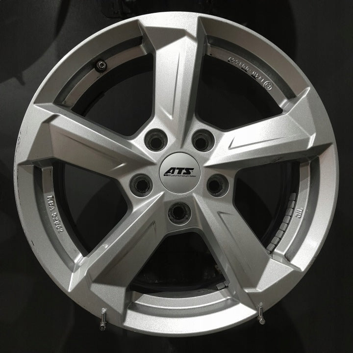 4x Alufelge 16 Zoll 6.5" 5x112 46ET Silber KBA52862 Skoda Octavia I Rim Wheel FEL1668008658ms
