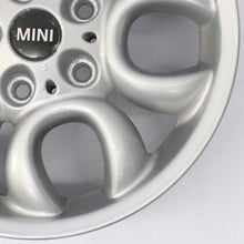 Load image into Gallery viewer, 1x Alufelge 16 Zoll 6.5" 5x120 46ET Glanz Silber 9803725 Mini R60 R61 Rim Wheel FEL1441482316yd