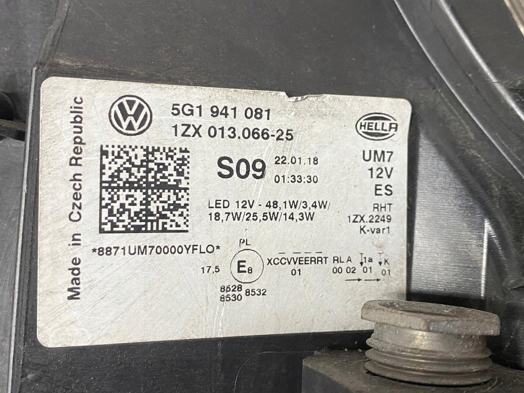 Frontscheinwerfer VW Golf VII I 5G1941081 Full LED Links Scheinwerfer Headlight SCH6478917597vj