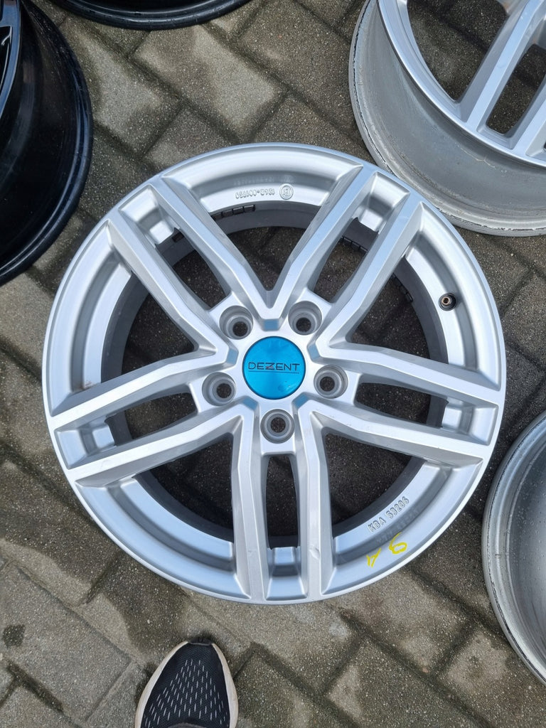 4x Alufelge 16 Zoll 6.5" 5x112 46ET Silber KBA53206- Audi I Rim Wheel FEL5007903677cp