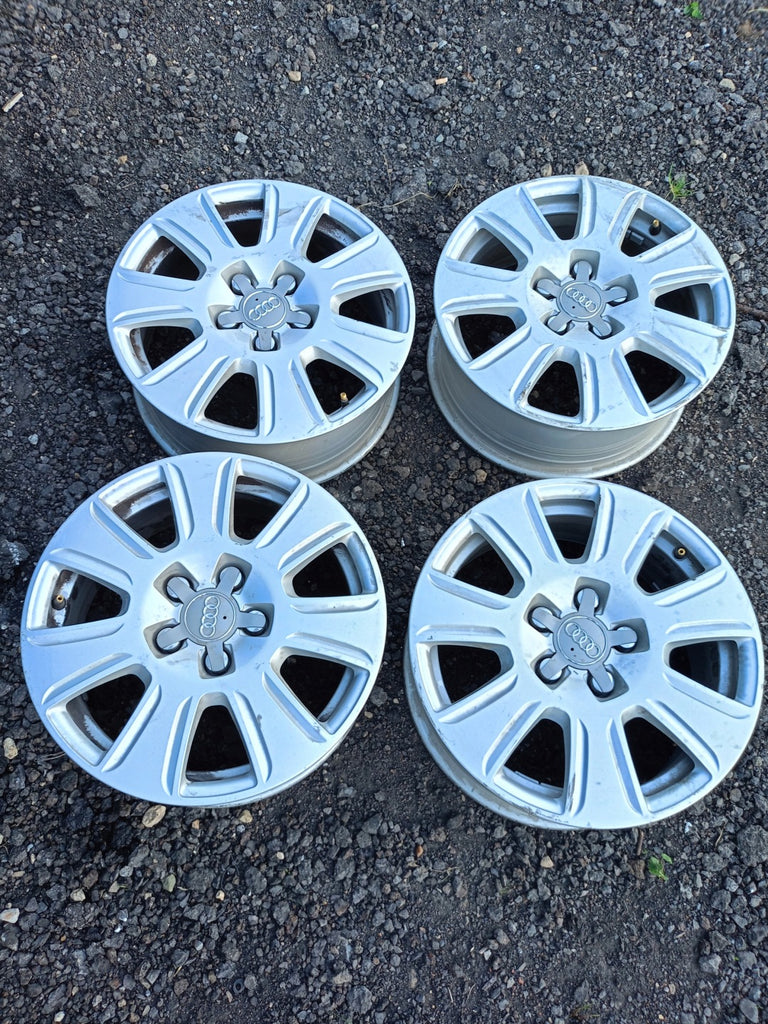 4x Alufelge 16 Zoll 6.5" 5x112 33ET Glanz Silber 8U0601025Q Audi Rim Wheel FEL8026142633cx