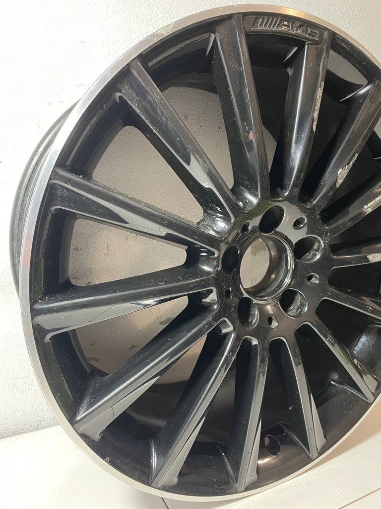 1x Alufelge 19 Zoll 8.5" 5x112 52ET Glanz Schwarz A2054011400 Mercedes-Benz W205 FEL2261082799ze
