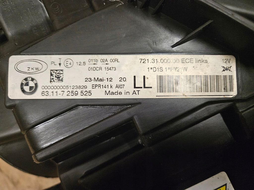 Frontscheinwerfer BMW 3 F30 F31 6311-7259525 Xenon Links Scheinwerfer Headlight SCH3063684646kt
