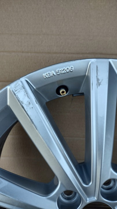 1x Alufelge 16 Zoll 6.0" 5x100 45ET KBA51206 2G0601025AF VW Polo Rim Wheel FEL4326626726tv