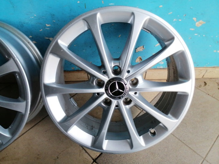4x Alufelge 17 Zoll 6.5" 5x112 44ET A1774010300 Mercedes-Benz Cla Rim Wheel FEL1278210710tj
