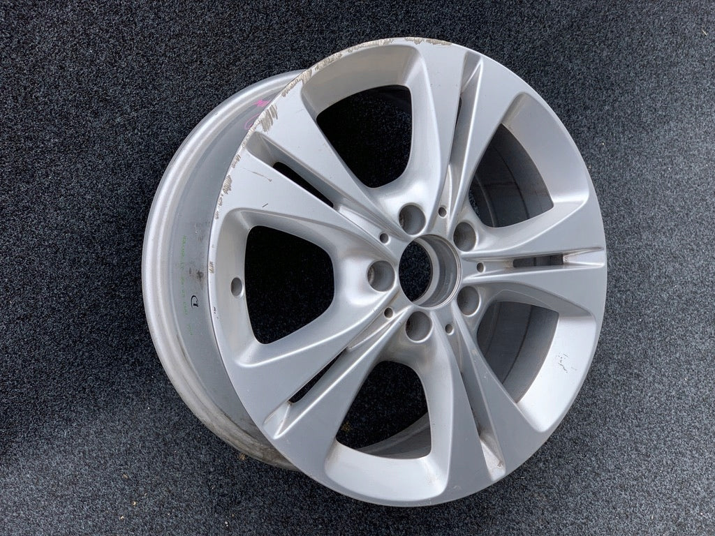 1x Alufelge 17 Zoll 7.0" 5x112 48 5ET Matt Silber A2054014300 Mercedes-Benz W205 FEL2012444951gp