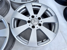 Laden Sie das Bild in den Galerie-Viewer, 4x Alufelge 16 Zoll 7.0" 5x112 43ET Silber Mercedes-Benz W204 Rim Wheel