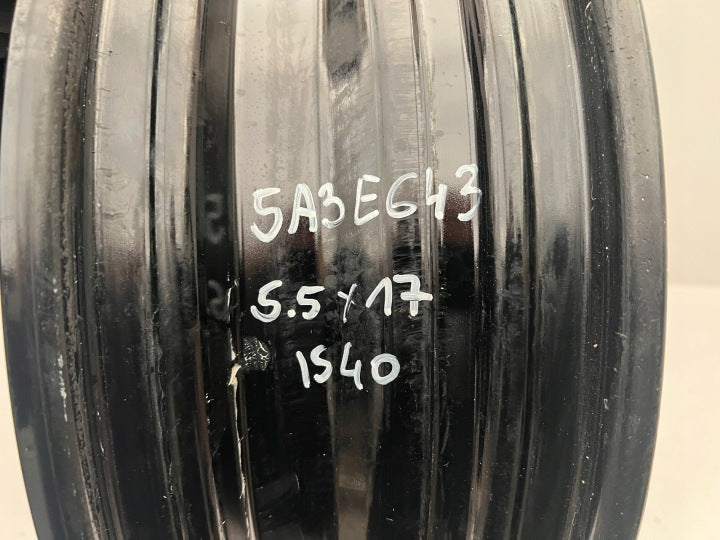 1x Alufelge 17 Zoll 5.5" 5x112 40ET Schwarz 5A3E643 Mini Rim Wheel FEL4967175054bj