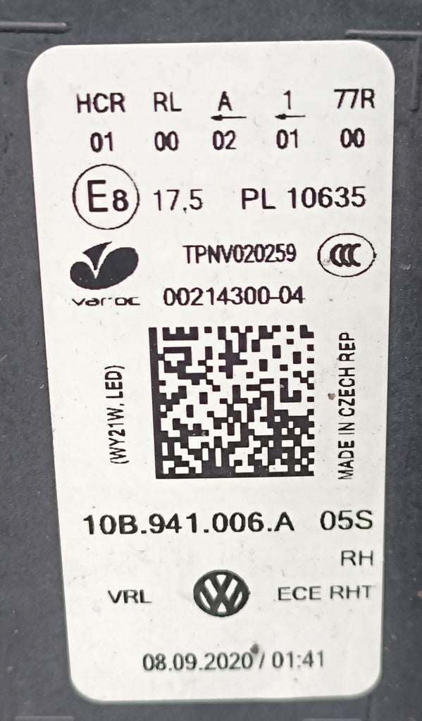 Frontscheinwerfer VW 10B941006A Full LED Rechts Scheinwerfer Headlight SCH1329015360jz