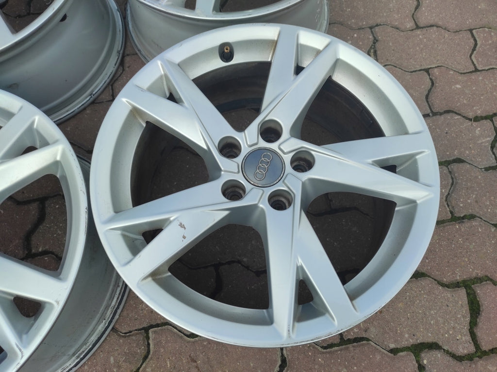 4x Alufelge 17 Zoll 7.5" 5x112 38ET Glanz Schwarz 8W0601025K Audi A4 Rim Wheel FEL9666185149en