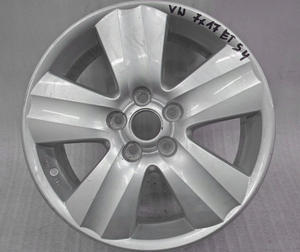 1x Alufelge 17 Zoll 7.0" 5x100 54ET Glanz Silber KBA44946 VW Sharan Rim Wheel FEL6510557166jq