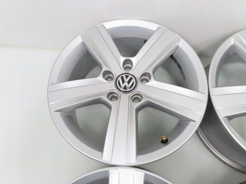 4x Alufelge 16 Zoll 6.5" 5x112 46ET Silber 5G0601025N VW Golf VIII I Rim Wheel FEL5254340696je