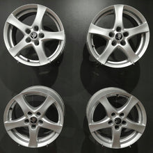 Laden Sie das Bild in den Galerie-Viewer, 4x Alufelge 16 Zoll 6.5" 5x112 42ET Glanz Silber Skoda Superb III Passat B7 FEL8224870397ky