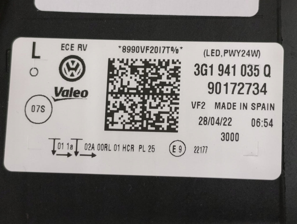 Frontscheinwerfer VW Passat B8 3G1941035Q LED Links Scheinwerfer Headlight SCH6287134208ao