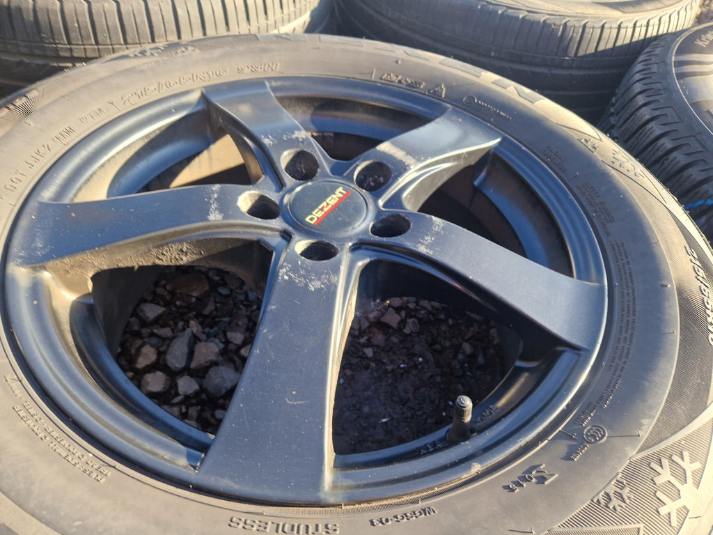 4x Alufelge 16 Zoll 6.5" 5x105 38ET Glanz Schwarz Chevrolet Rim Wheel FEL1768306456ww