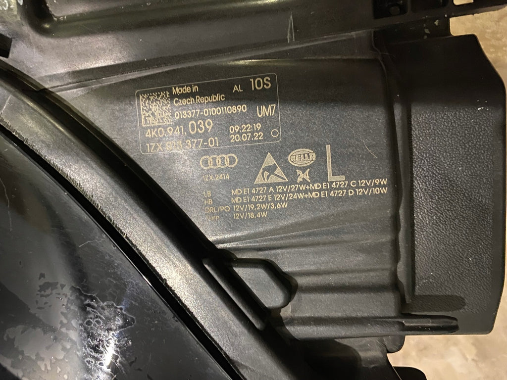 Frontscheinwerfer Audi A6 C8 4K0941039 Full LED Links Scheinwerfer Headlight