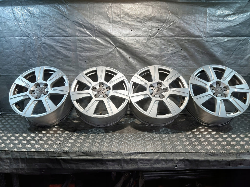 4x Alufelge 17 Zoll 7.5" 5x112 45ET Glanz Silber 4F0601025CB Audi A6 C6 FEL5827838640nu