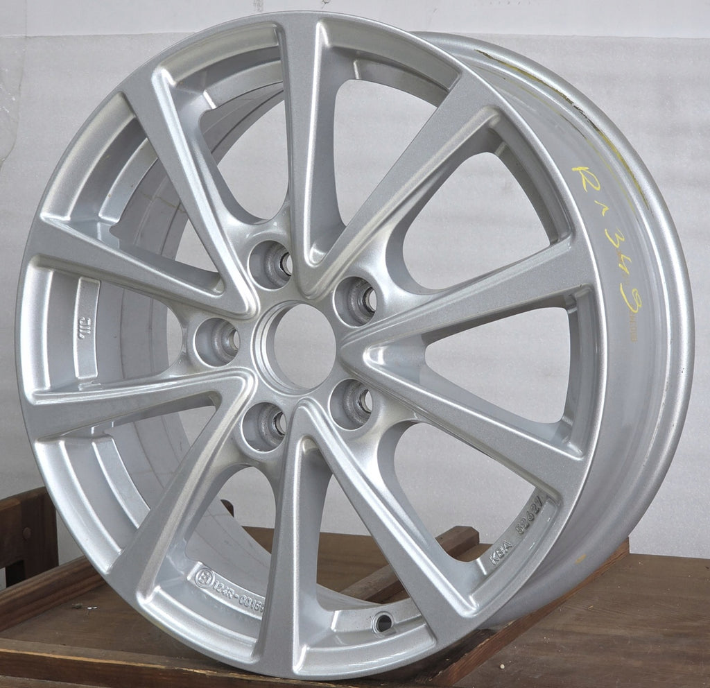 1x Alufelge 16 Zoll 6.0" 5x112 50ET Glanz Silber Seat Altea Jetta Rim Wheel FEL4604730985xa