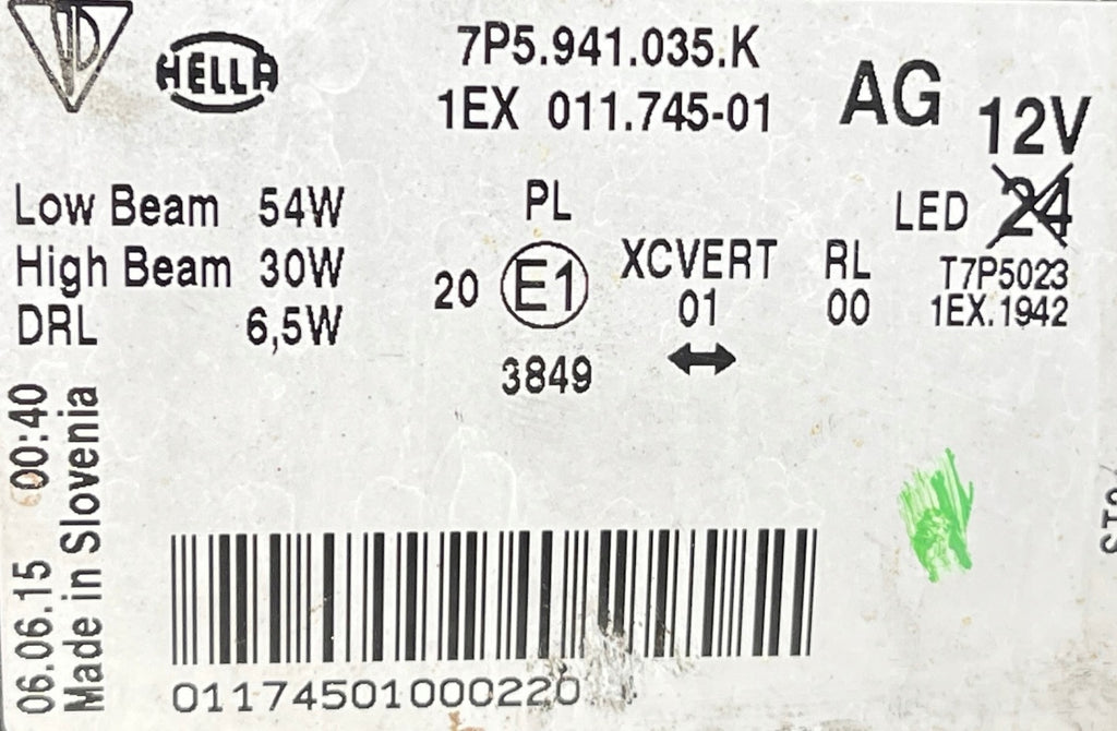 Frontscheinwerfer Porsche Cayenne 7P5941035K LED Links Scheinwerfer Headlight SCH3925546458al