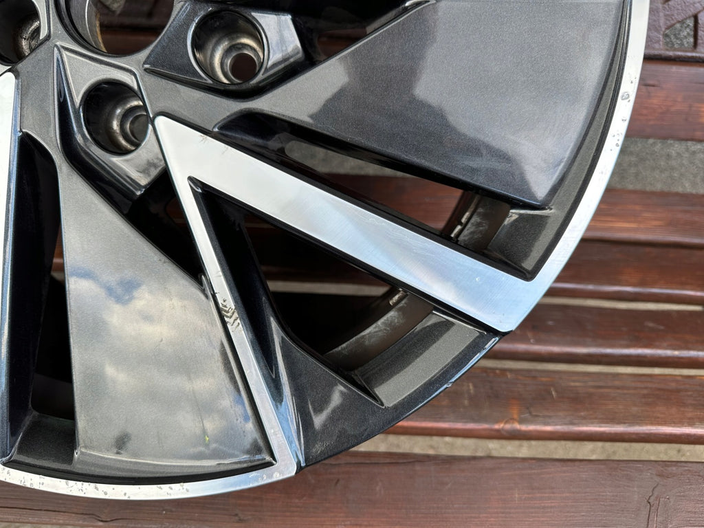 1x Alufelge 18 Zoll 7.5" 5x112 48ET Glanz Graphit 5E3601025AD Mg Octavia 5e3 Iv FEL2264233316wu