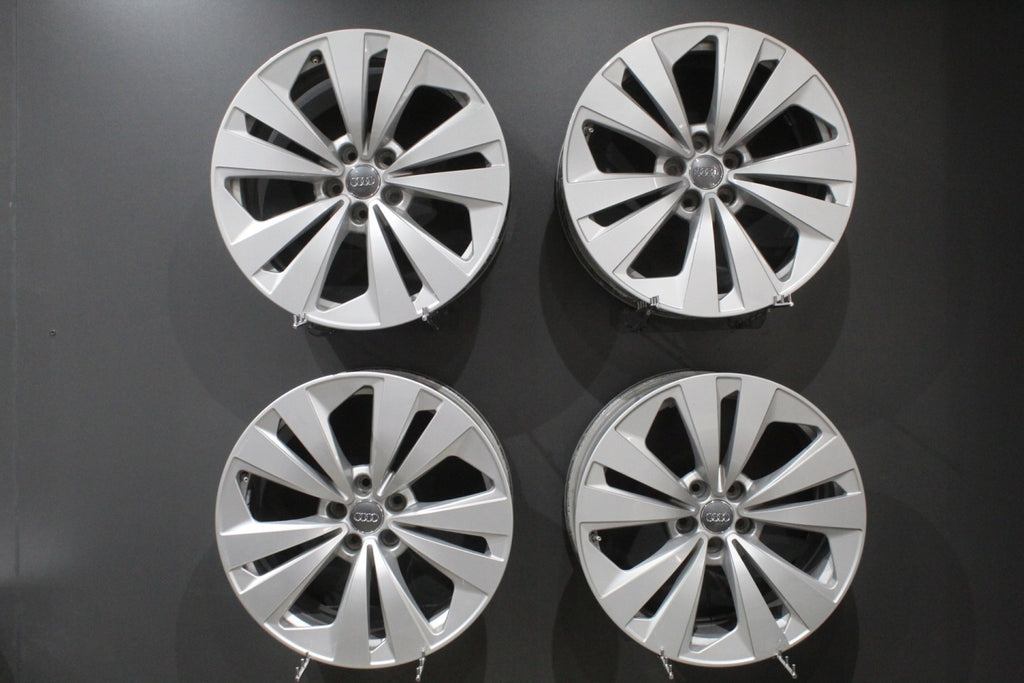 4x Alufelge 19 Zoll 8.5" 5x112 20ET Glanz Silber 4M8601025 Audi Rim Wheel FEL8021832675gn