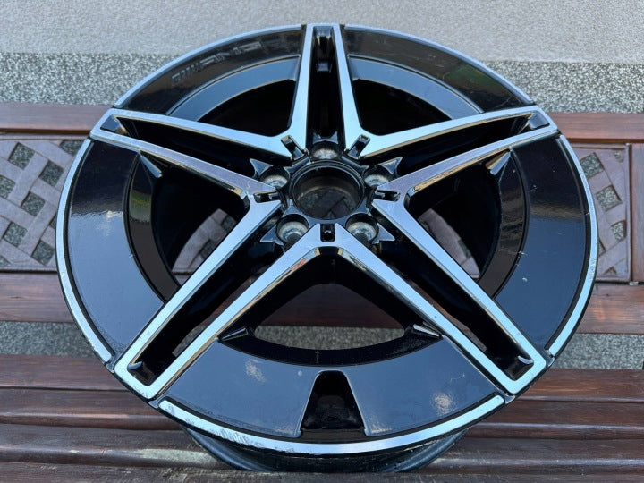 1x Alufelge 18 Zoll 9.0" 5x112 58ET Glanz Schwarz A2064016600 Mercedes-Benz W206 FEL7645012707jd