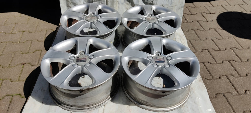4x Alufelge 16 Zoll 6.5" 5x112 50ET 1M0601025N Seat Rim Wheel FEL6383904750os