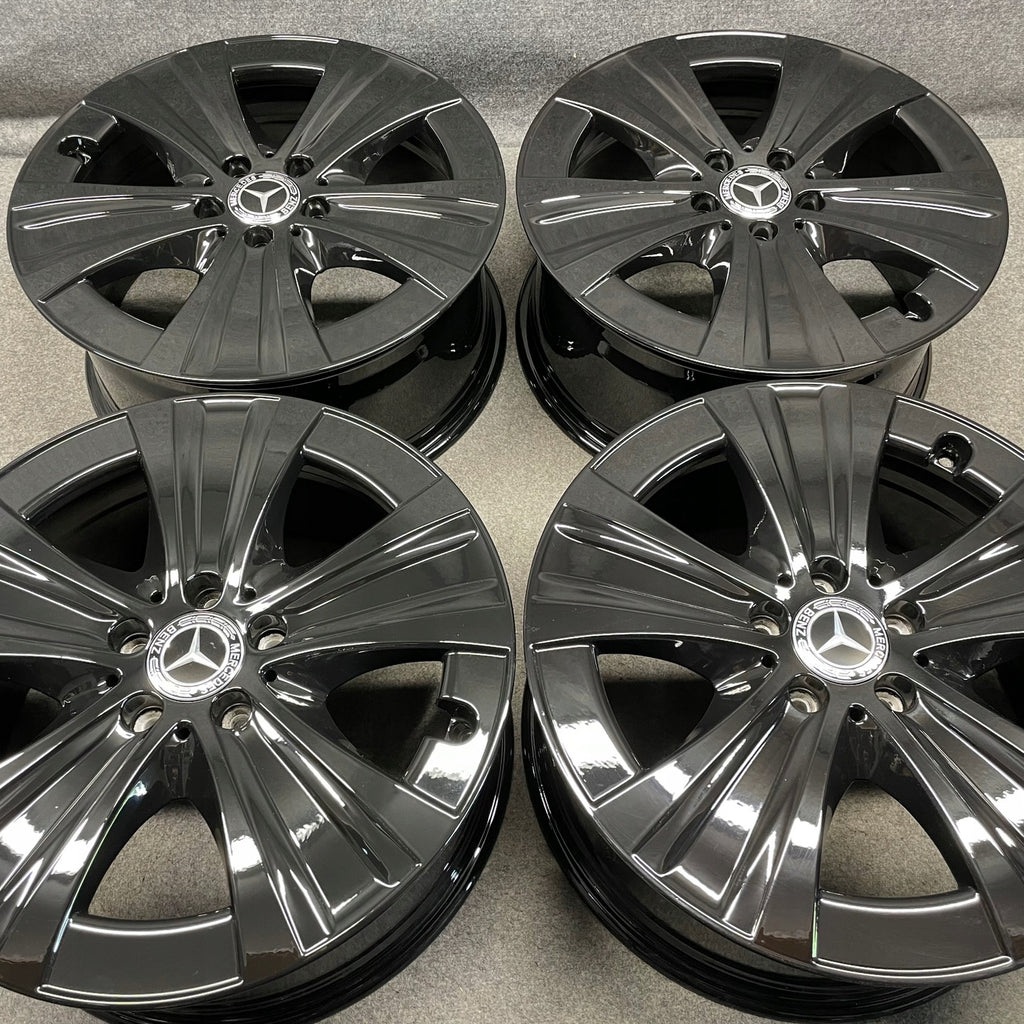 4x Alufelge 18 Zoll 8.0" 5x112 A2134013700 Mercedes-Benz Rim Wheel