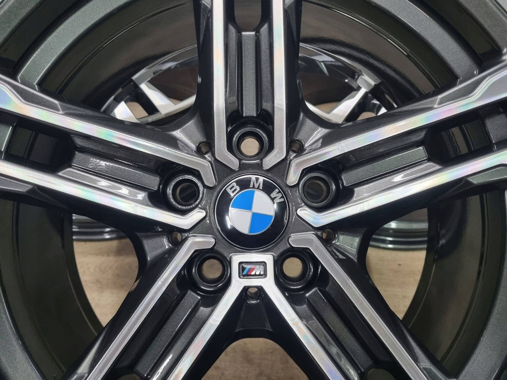 4x Alufelge 18 Zoll 8.0" 5x112 57ET Glanz Graphit 8092352 BMW 1 F40 Mg Rim Wheel FEL3187838032kv