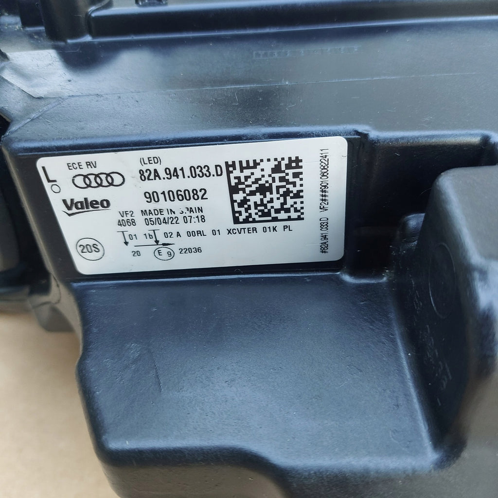 Frontscheinwerfer Audi A1 82A941033D Full LED Links Scheinwerfer Headlight SCH9267579511sp