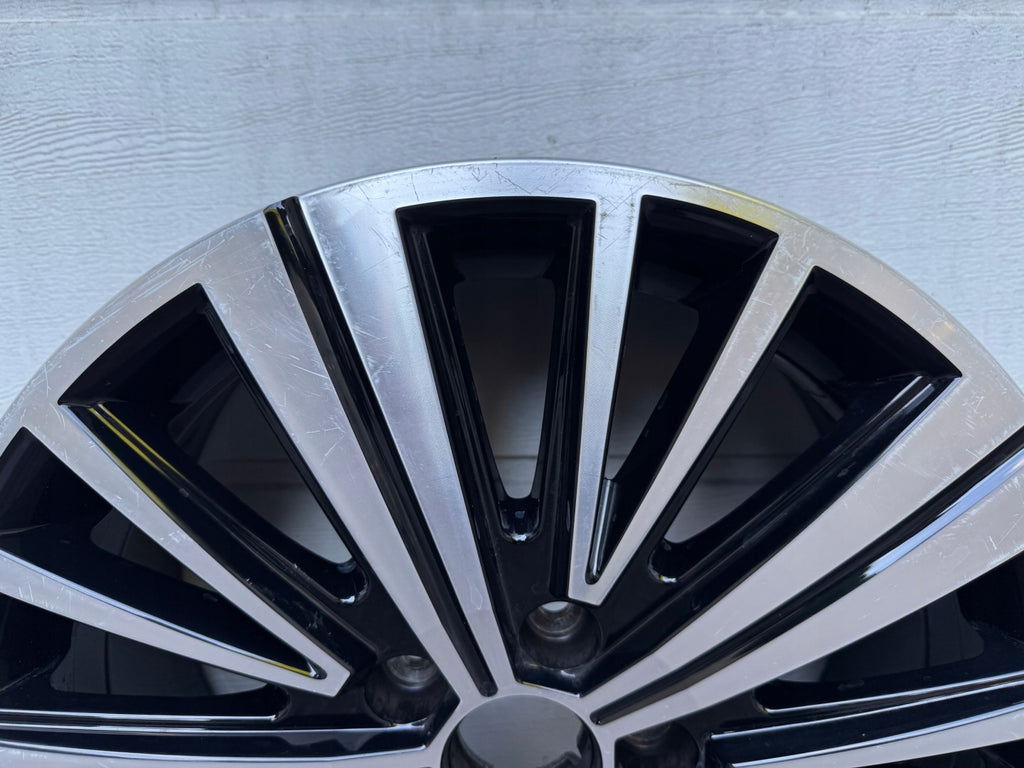 1x Alufelge 17 Zoll 7.0" 5x112 39ET Glanz Schwarz 7N5601025J Seat Alhambra FEL3381849216jt