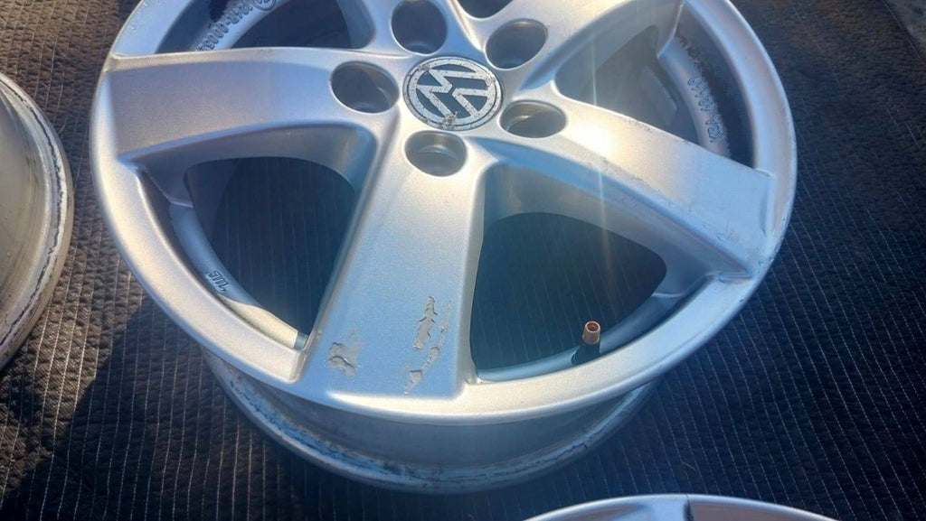 4x Alufelge 15 Zoll 6.0" 5x112 43ET KBA48449 VW Golf VII I Rim Wheel FEL9534726480lb