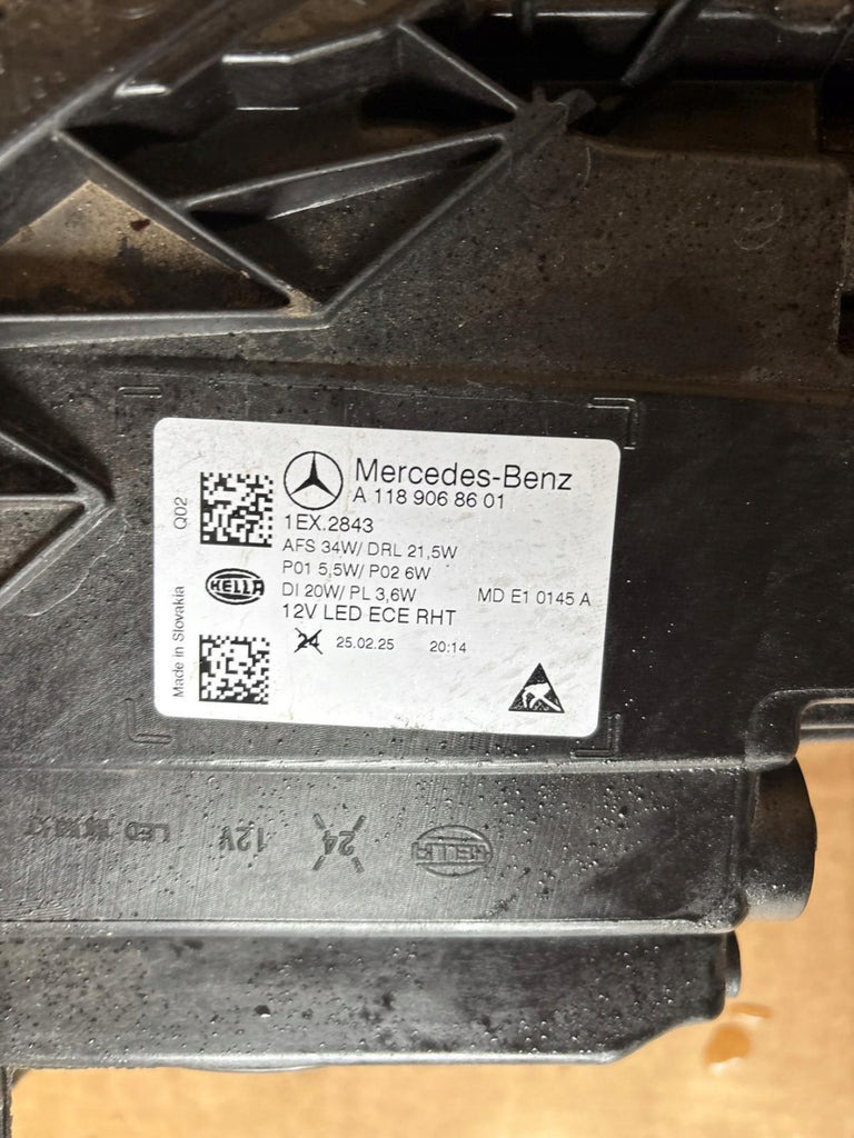 Frontscheinwerfer Mercedes-Benz Cla A1189068501 Full LED Ein Satz Headlight SCH1381106596dd