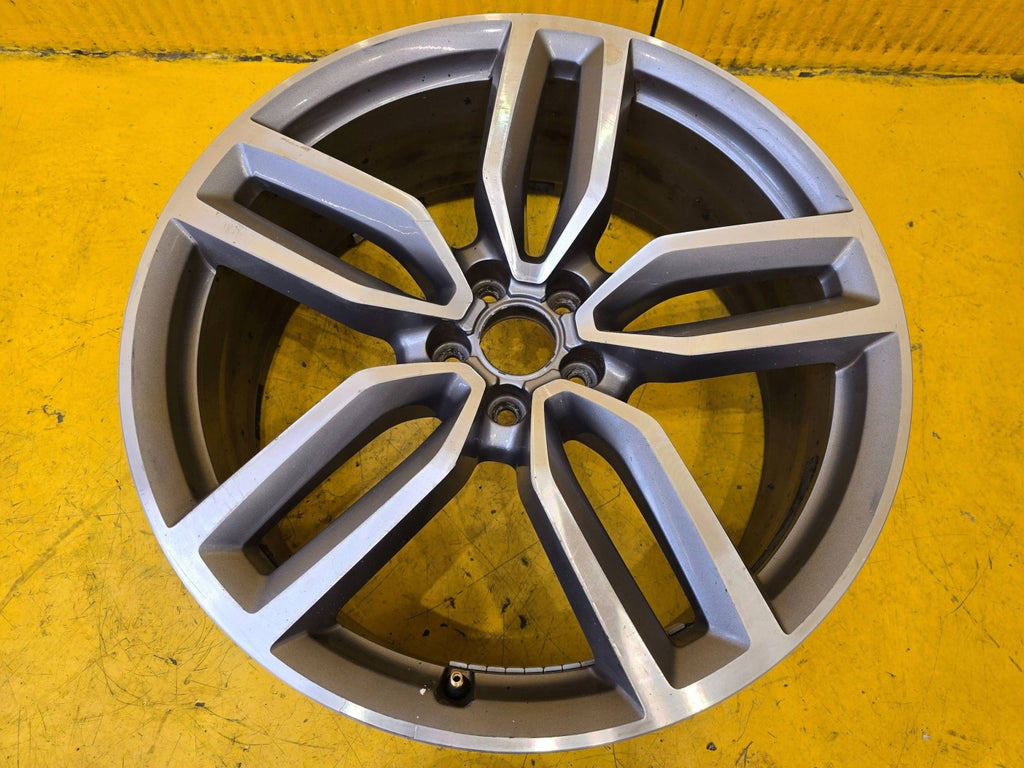 1x Alufelge 21 Zoll 8.5" 5x112 33ET Glanz Silber 8R0601025AM Audi Q5 Rim Wheel FEL6126941001gv