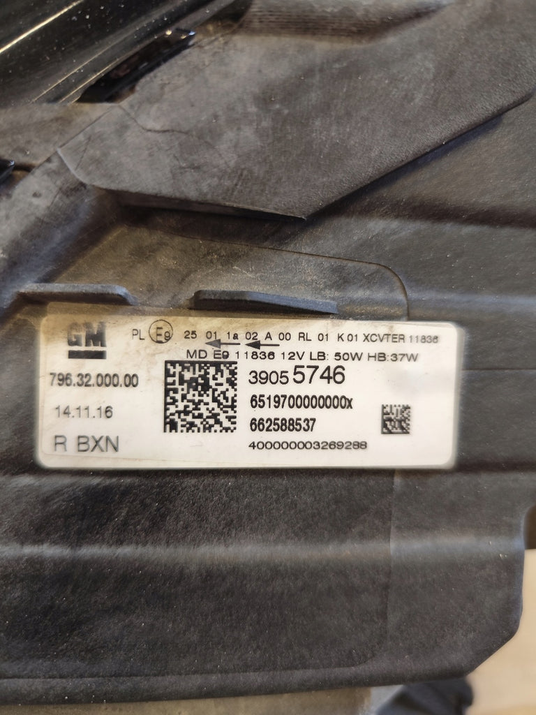 Frontscheinwerfer Opel Astra K 39055746 LED Rechts Scheinwerfer Headlight SCH9042220201ex