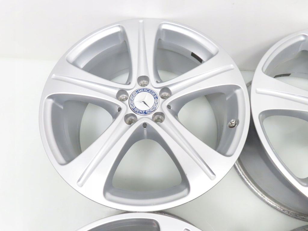 4x Alufelge 18 Zoll 8.0" 5x112 43ET Glanz Silber A2134011400 Mercedes-Benz W213 FEL4993115711ih