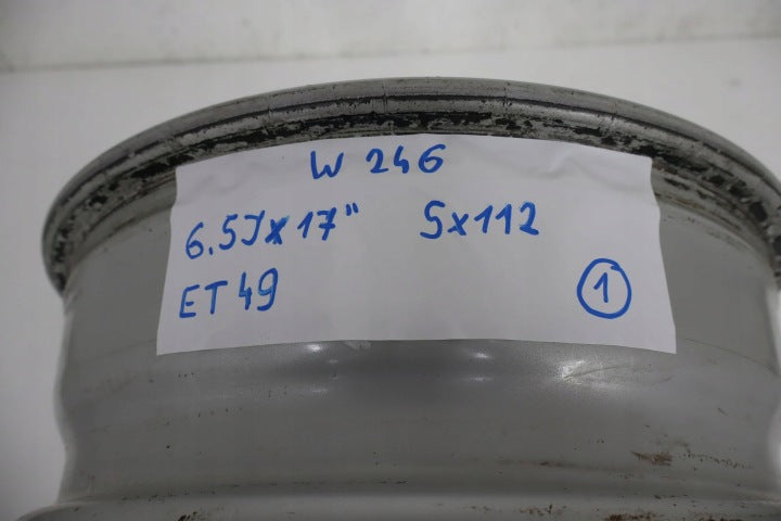 1x Alufelge 17 Zoll 6.5" 5x112 49ET A2464010102 87169090 Mercedes-Benz W246 W242 FEL9055146149zp