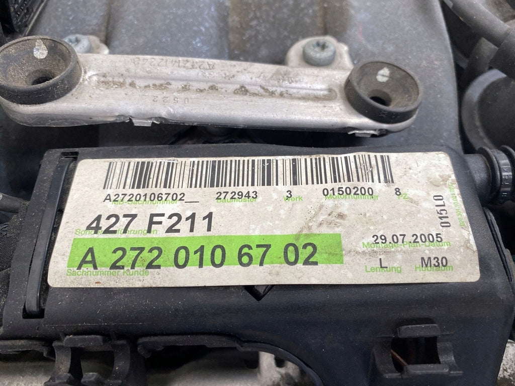 Motor Mercedes-Benz W211 M272943 3.0 231PS 170kW 101TKm 2005 Benzin Komplett