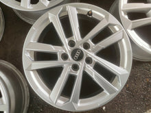 Load image into Gallery viewer, 4x Alufelge 17 Zoll 6.5" 5x112 43ET Glanz Silber 8Y0601025L Audi A6 A4 Rim Wheel FEL4788657025ox