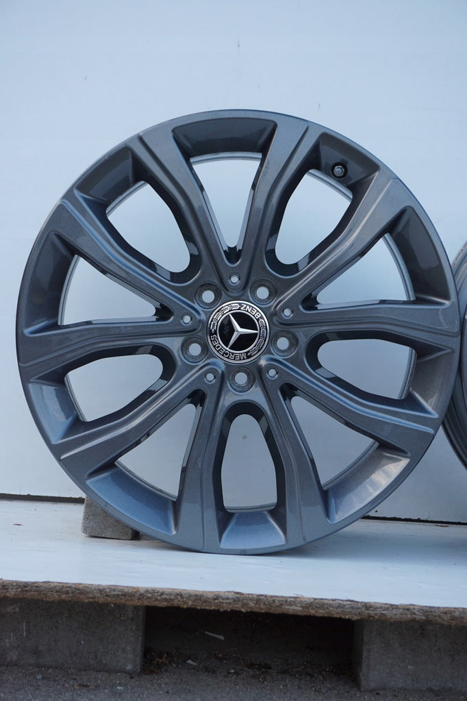 4x Alufelge 19 Zoll 8.0" 5x112 56ET Glanz Graphit A1664011500 Mercedes-Benz W166 FEL7367203493uw