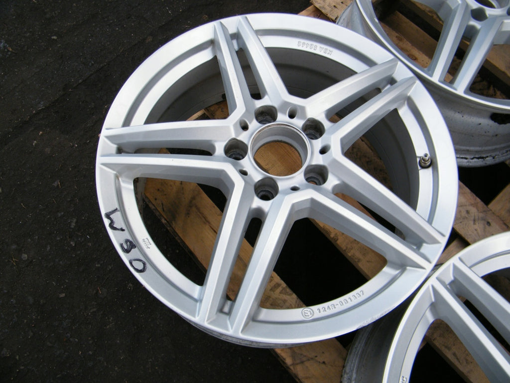 4x Alufelge 16 Zoll 6.5" 5x112 49ET Glanz Silber A2464010502 Mercedes-Benz Vaneo FEL5022270843rz