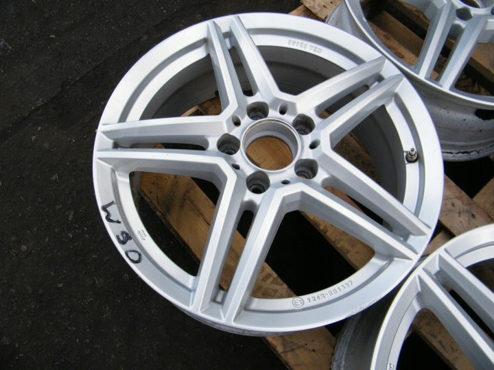4x Alufelge 16 Zoll 6.5" 5x112 49ET Glanz Silber A2464010502 Mercedes-Benz Vaneo FEL5022270843rz